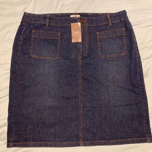 J Jill Denim Skirt - NWT - 12P